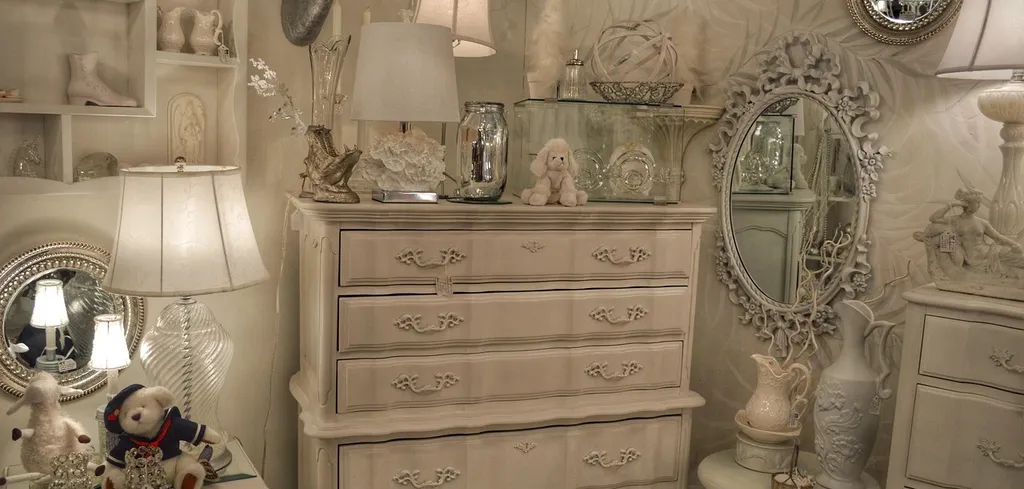 decorate a dresser with a mirror