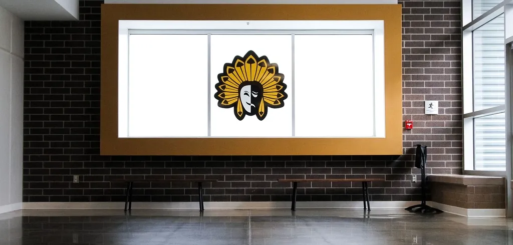 large wall mirror for exercise room